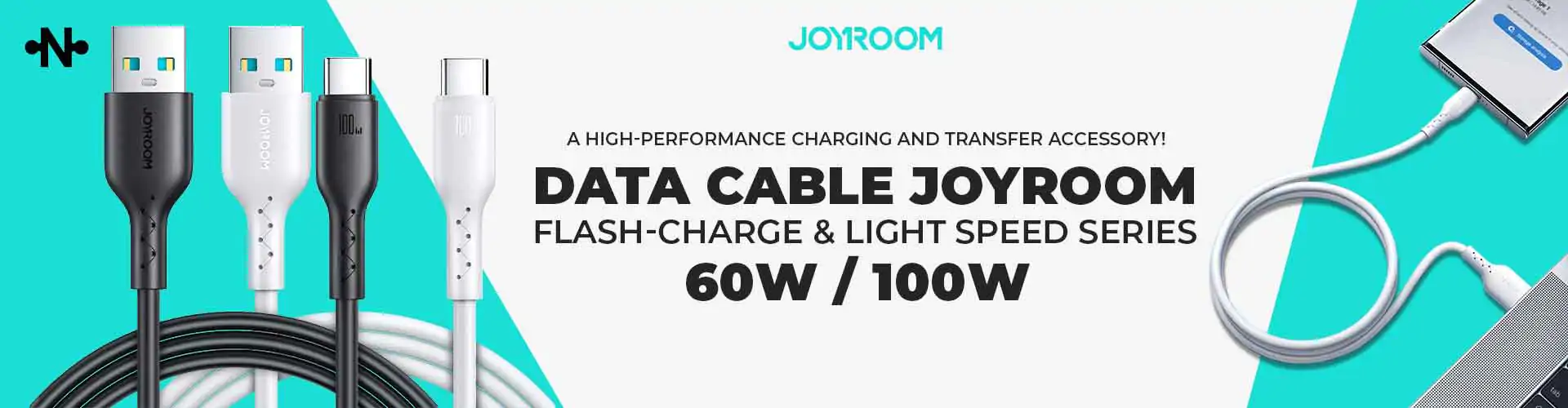 data cable JOYROOM
Flash-Charge & Light speed Series
60W / 100W