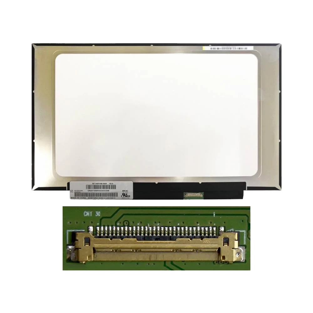 Laptop Panel 14.0" Slim FHD (1920x1080) LCD 60Hz, eDP 30pin Right, no Brackets 315mm (NT140FHM-N44 / NT140FHM-N43 / N140HGA-EA1) Matte