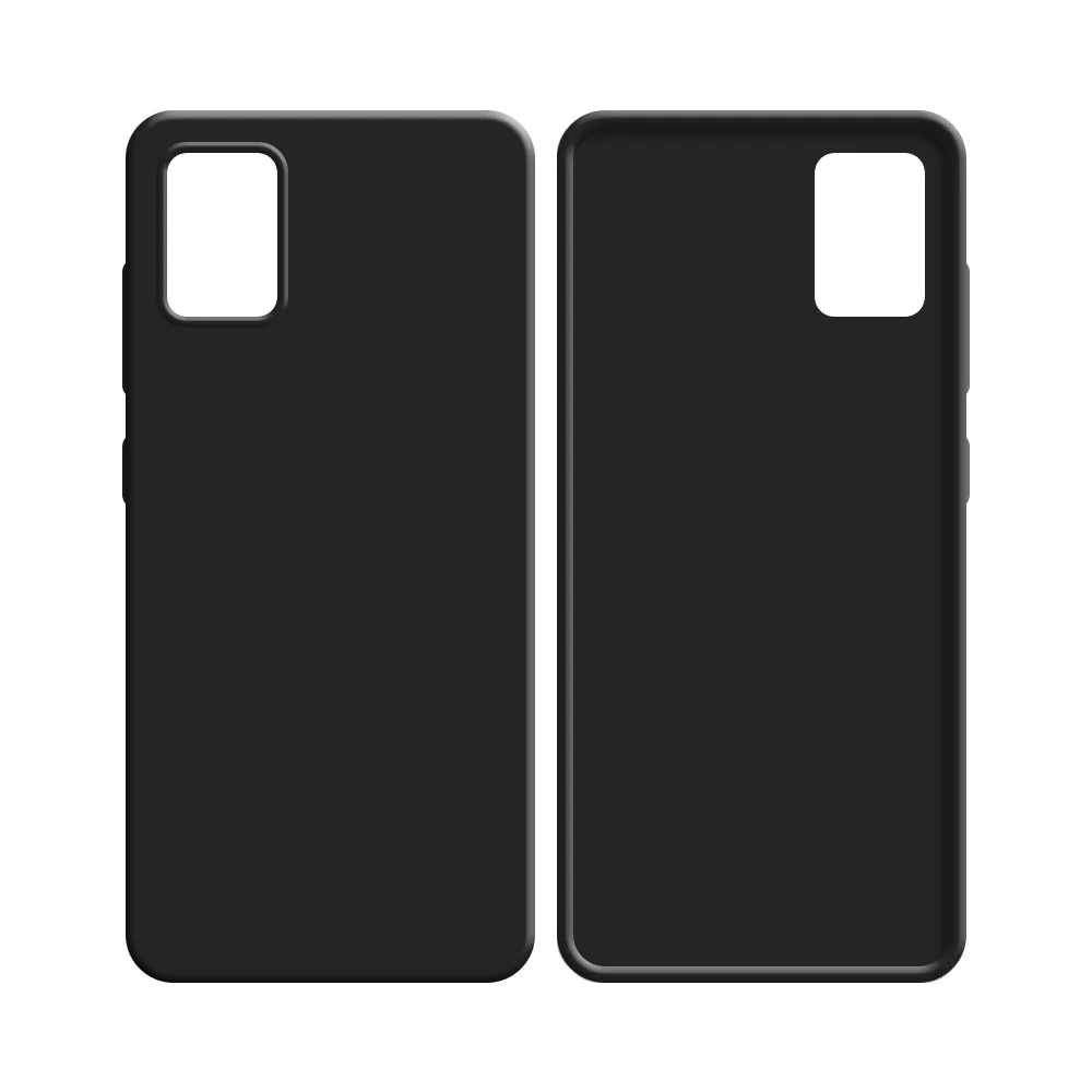Silicone Case Compatible for Samsung Galaxy A51 A515 (#3) Black