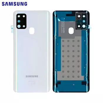 Original Back Cover Samsung Galaxy A21S A217 GH82-22780B White Prism
