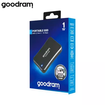 External Hard Drive Goodram HL200 SSD 1024GB (with Cables USB to Type-C & Type-C to Type-C) SSDPR-HL200-01T