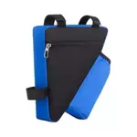 Bike Bag with Bottle Cage Black and Blue