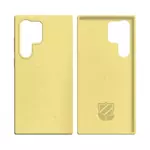 Biodegradable Bamboo Case PROTECT for Samsung Galaxy S22 Ultra S908 (#2) Yellow