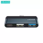 Hub Usams US-SJ490 Type-C to USB2.0 + USB3.0 + Type-C Black