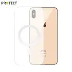 MagSafe Silicone Case Compatible for Apple iPhone XS Max Transparent