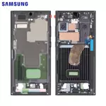 Original Frame Samsung Galaxy S23 Ultra 5G S918 GH96-15833A Black