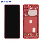 Original Display Touchscreen Samsung Galaxy S20 FE 5G G781/Galaxy S20 FE 4G G780 GH82-24214E GH82-24215E GH82-24219E GH82-24220E Cloud Red