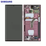 Original Display Touchscreen Samsung Galaxy S22 Ultra S908 GH82-27488B GH82-27489B Bordeaux