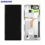 Original Display Touchscreen Samsung Galaxy S22 Ultra S908 GH82-27488C GH82-27489C White