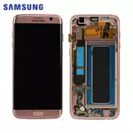 Original Display Touchscreen Samsung Galaxy S7 Edge G935 GH97-18533E GH97-18594E GH97-18767E Rose Gold