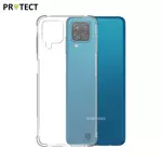 Pack of 10 Reinforced Silicone Cases PROTECT for Samsung Galaxy A12 A125/Galaxy M12 M127 Bulk Transparent