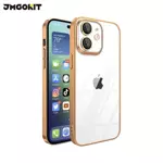 Protective Case Crystal Glass JMGOKIT for Apple iPhone 12 Gold