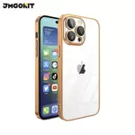 Protective Case Crystal Glass JMGOKIT for Apple iPhone 13 Pro Max Gold