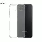 Reinforced Silicone Case PROTECT for Samsung Galaxy A22 5G A226 Transparent