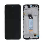 Original Pulled Display Touchscreen with Frame Xiaomi Redmi Note 10 5G Graphite Grey