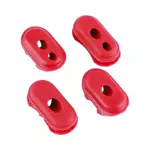 Cable Grommet Xiaomi Mi Electric Scooter M365/Mi Electric Scooter M365 Pro/Mi Electric Scooter M365 Pro 2/Mi Electric Scooter 1S/Mi Electric Scooter Essential (x4) (M-47) Red