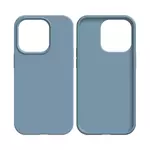 Silicone Case Compatible for Apple iPhone 12/iPhone 12 Pro (#5) Steel Blue