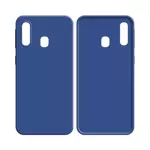 Silicone Case Compatible for Samsung Galaxy A20e A202 (#16) Navy Blue