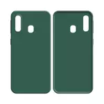 Silicone Case Compatible for Samsung Galaxy A20e A202 (#22) Dark Green