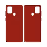 Silicone Case Compatible for Samsung Galaxy A21S A217 (#1) Red