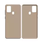 Silicone Case Compatible for Samsung Galaxy A21S A217 (#18) Rose Gold