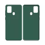 Silicone Case Compatible for Samsung Galaxy A21S A217 (#22) Dark Green